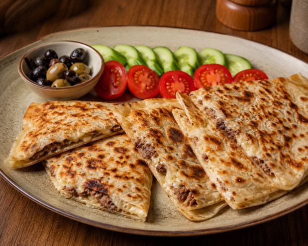 Kavurma Kaşarlı Gözleme